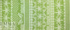 deco palm stripes Oeko-tex cert. rayon woven - avocado