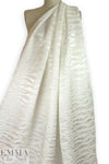 Kh@ite viscose jacquard luxury lining - snow white