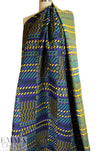 Italian wool blend jacquard brocade - dotty graphic
