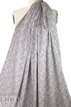 Italian pink/gray candy dots cotton shirting