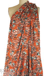 Italian spice batik satin finish viscose woven
