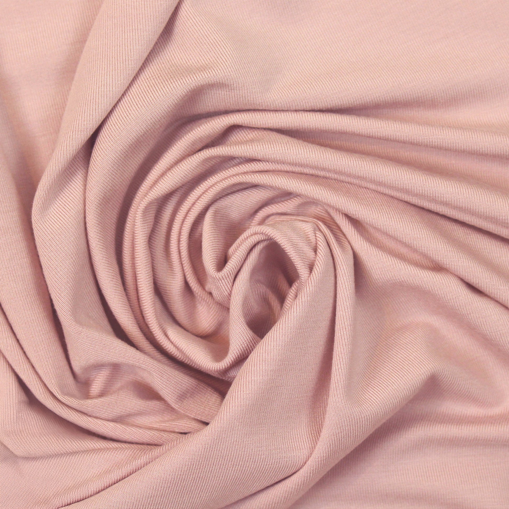 dusty blush Oeko-Tex bamboo/spandex 4-way jersey