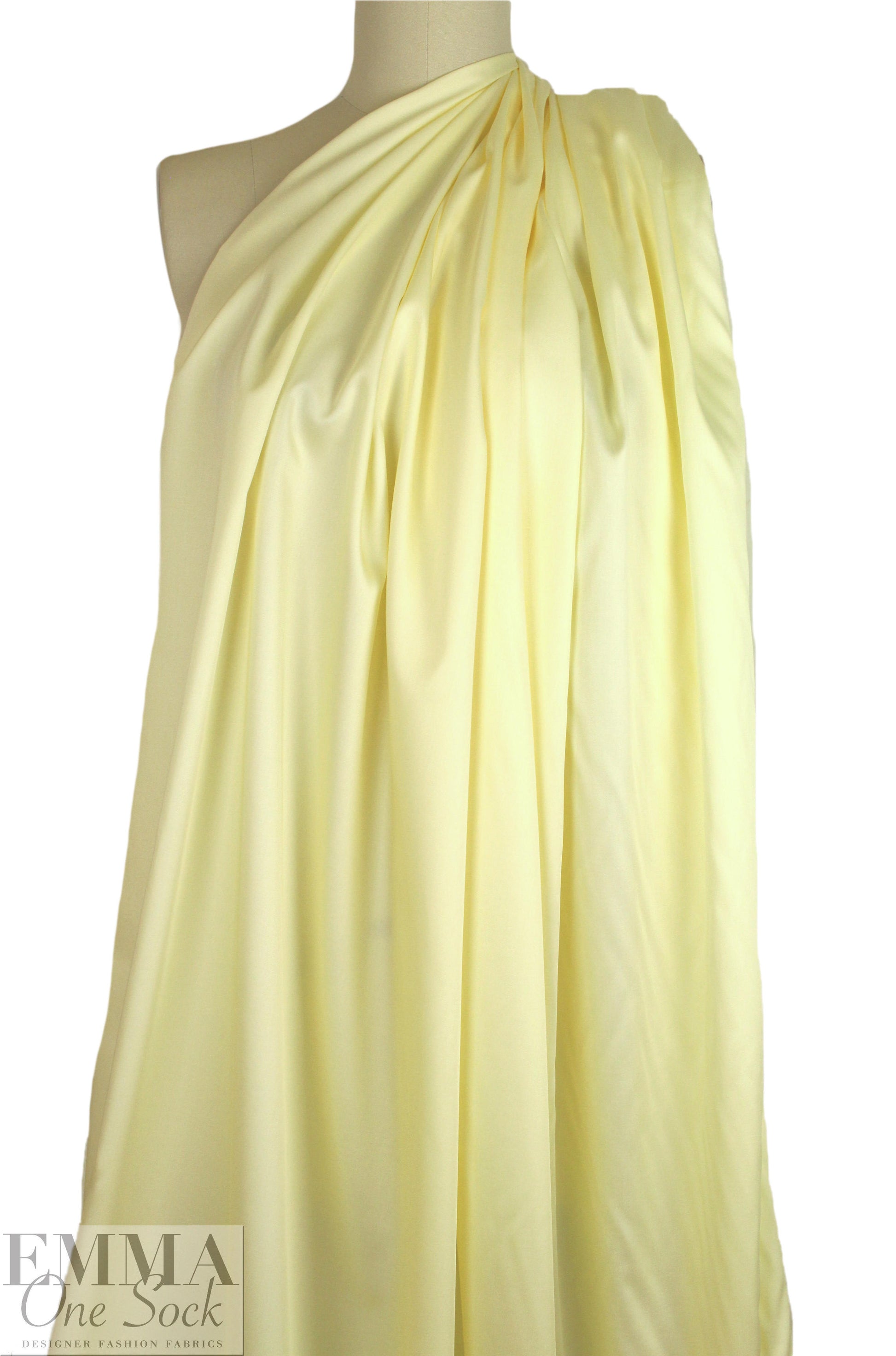 Giza 100% Egyptian cotton shirting - lemon 2.25 yd