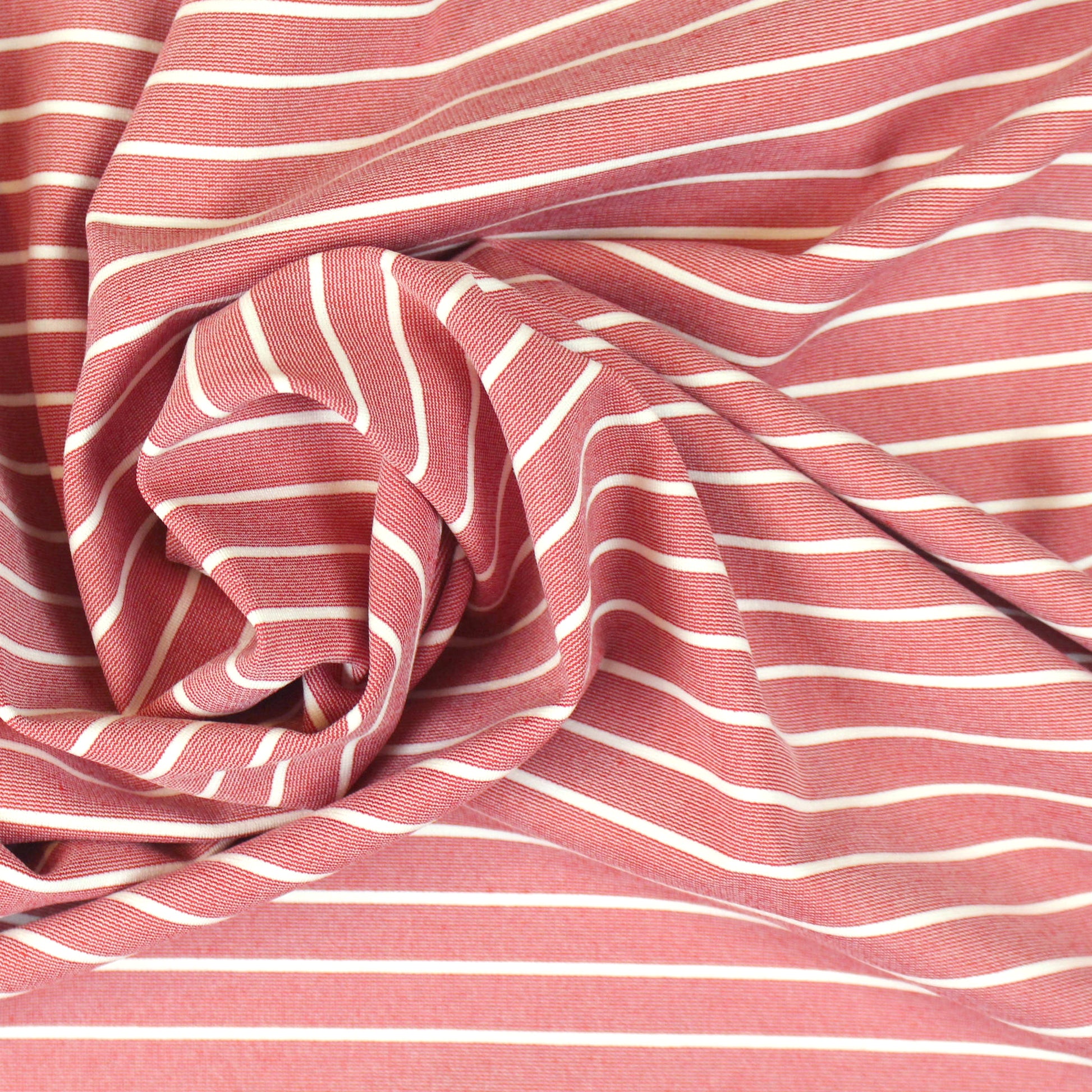 4-way stretch ponte - rouge/white