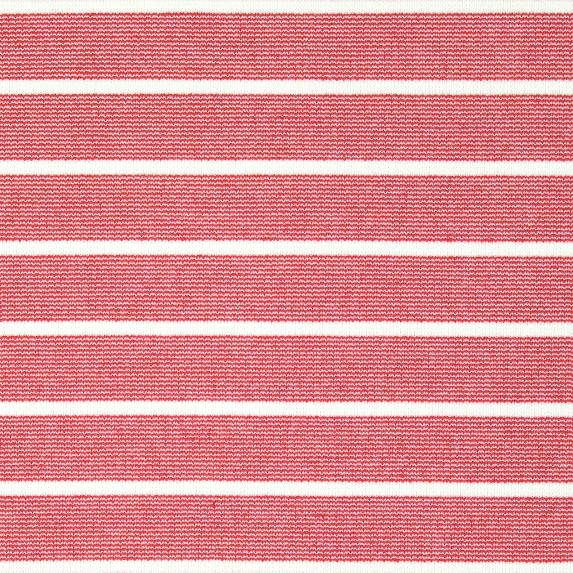 4-way stretch ponte - rouge/white