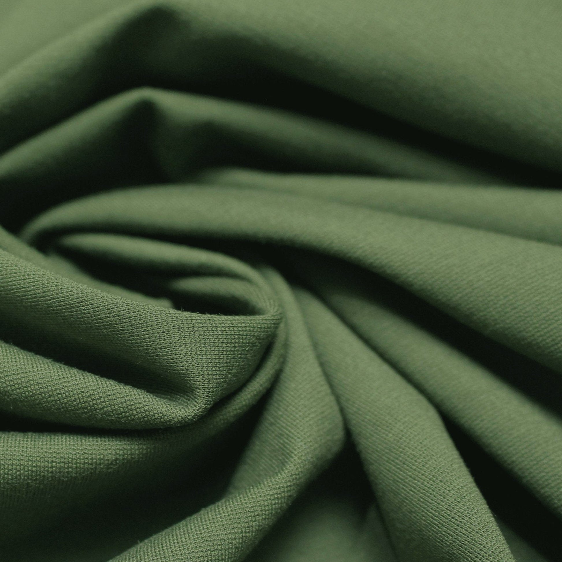 Oeko-Tex cert. rayon blend ponte - thyme