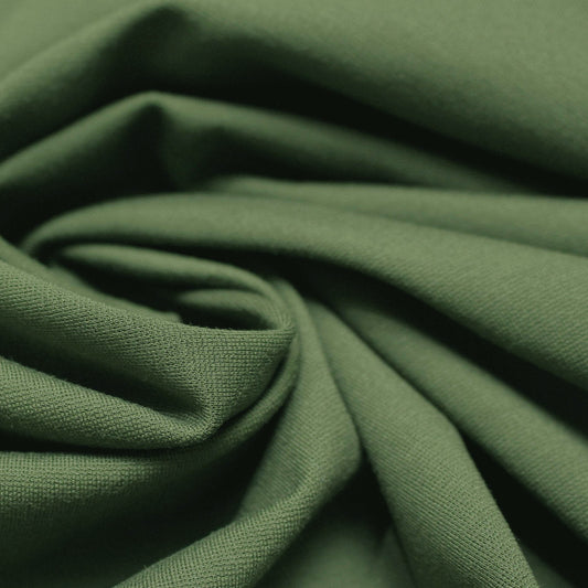 Oeko-Tex cert. rayon blend ponte - thyme