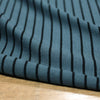 yarn-dyed rayon/spandex jersey - bluestone / black