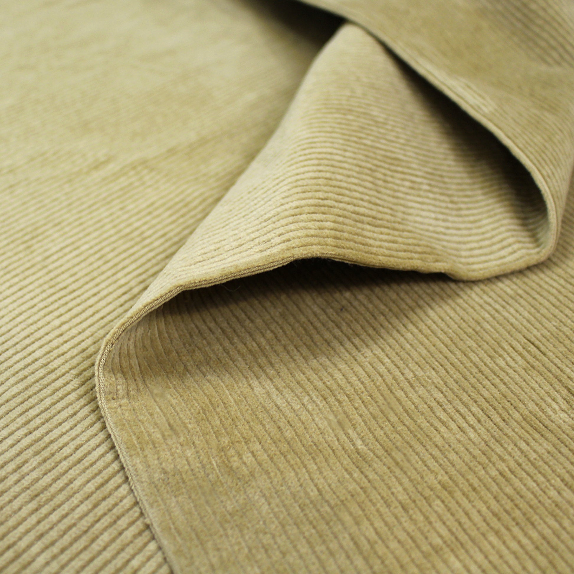 7-wale cotton stretch corduroy, Oeko-Tex cert. - biscuit