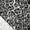 dutch leopard faux fur, Oeko-Tex cert. - gray