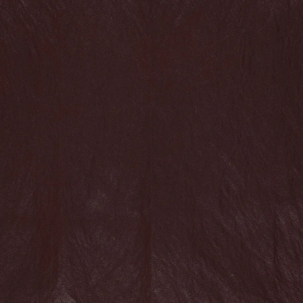 'super washed' viscose blend backed faux leather - sable