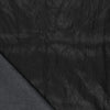 'super washed' viscose blend backed faux leather - black
