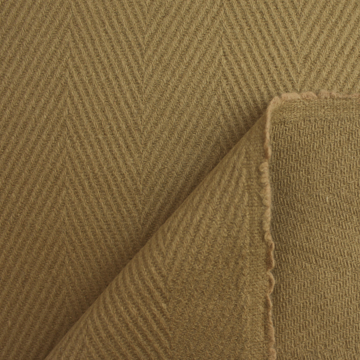 coating, all-wool herringbone - tan