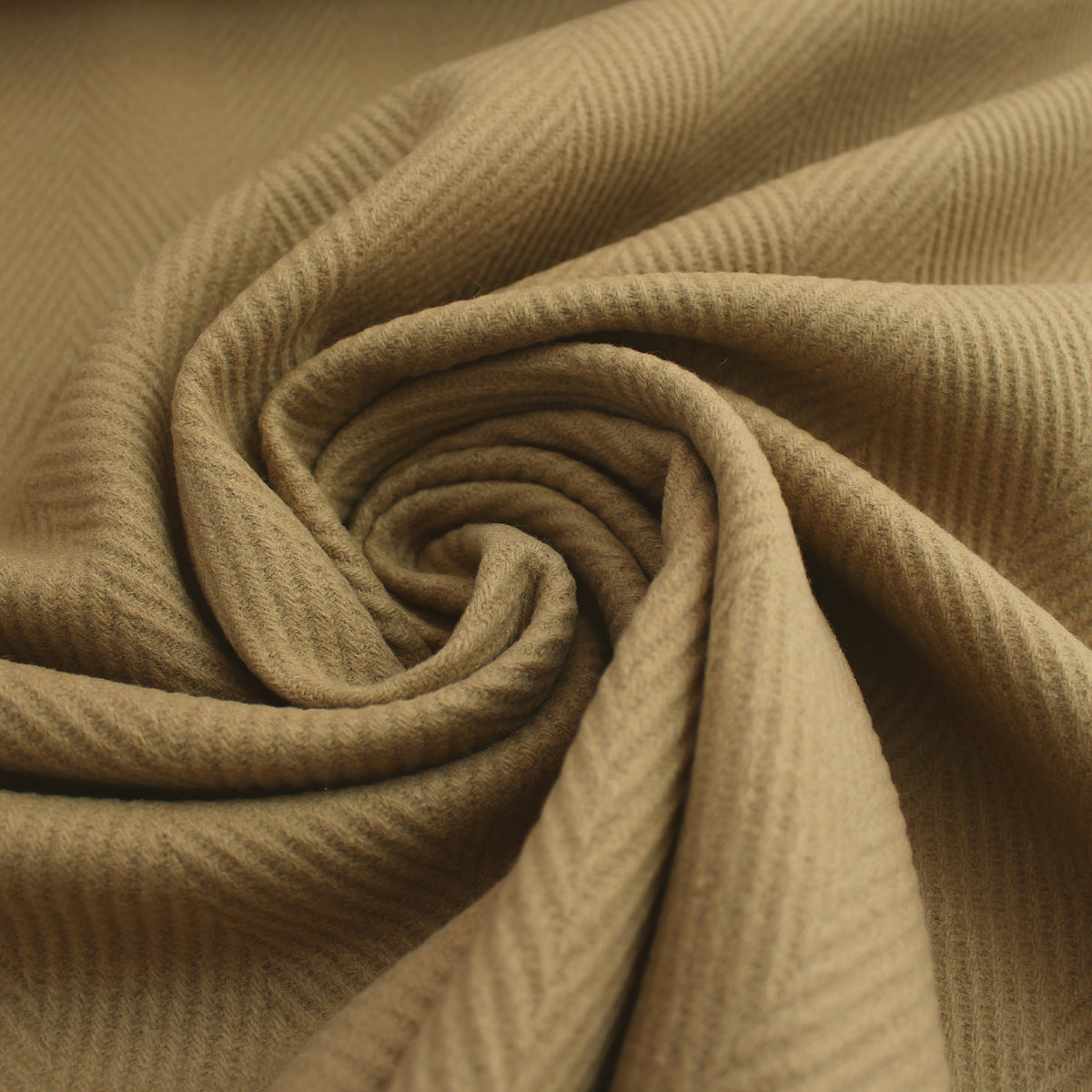 coating, all-wool herringbone - tan