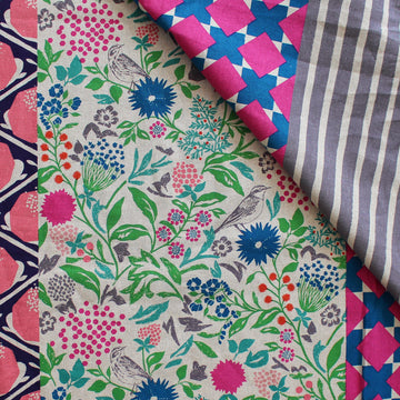 Kokka "Echino and Canvas" linen and cotton blend