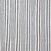 Italian yarn-dyed black/white stripe cotton gauze