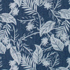 'denim palms' printed lightweight denim