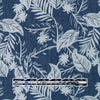 'denim palms' printed lightweight denim