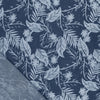 'denim palms' printed lightweight denim