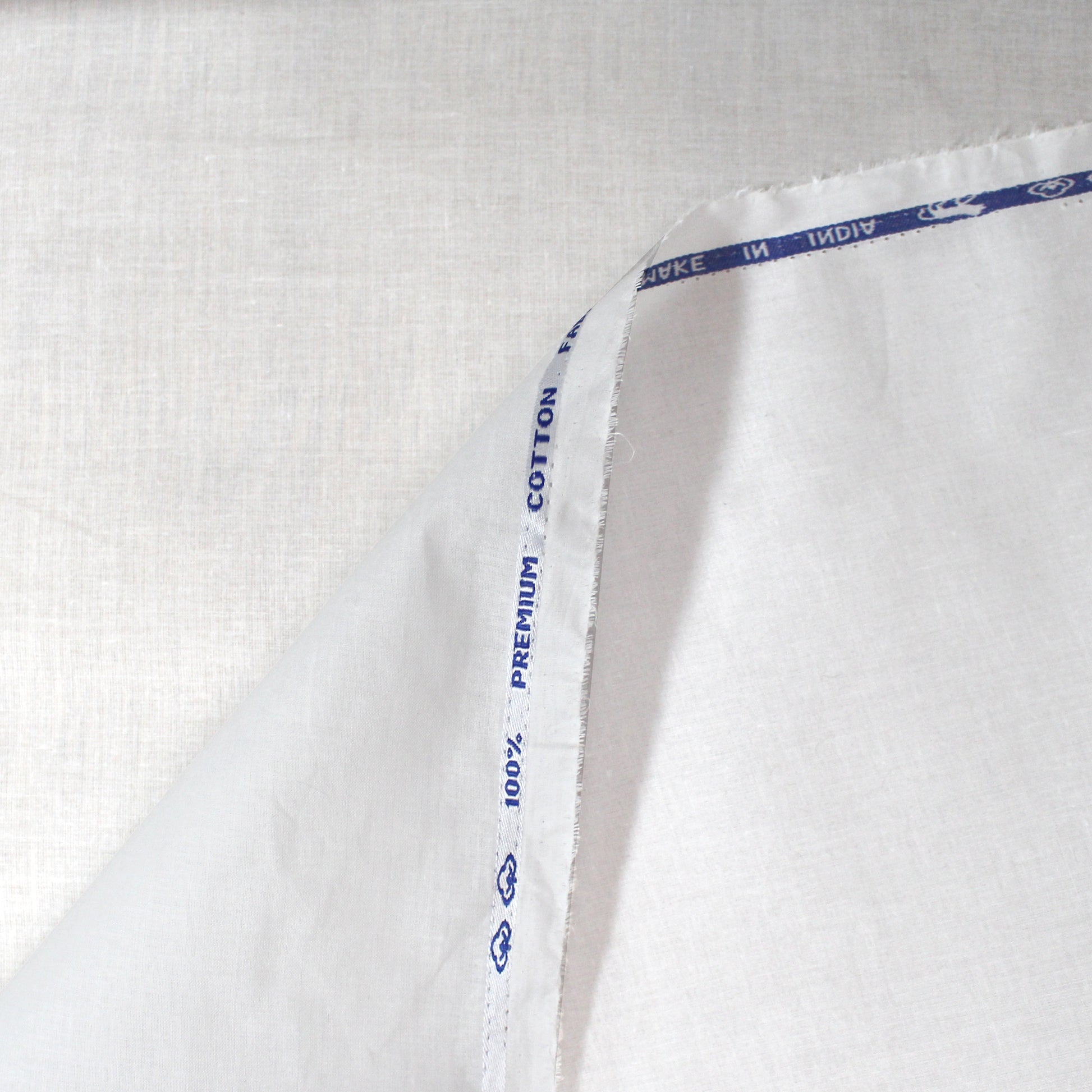 Premium 100% cotton organdy - white