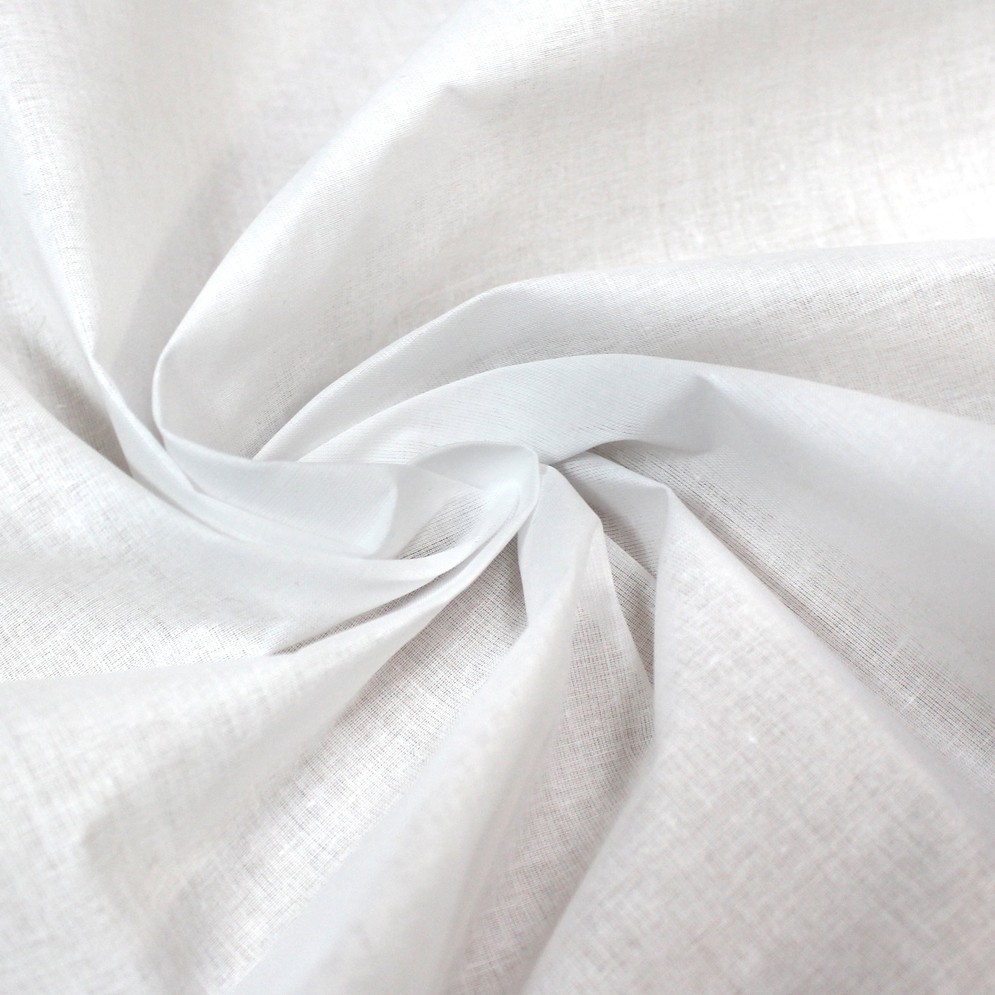 Premium 100% cotton organdy - white – EOS Fabrics