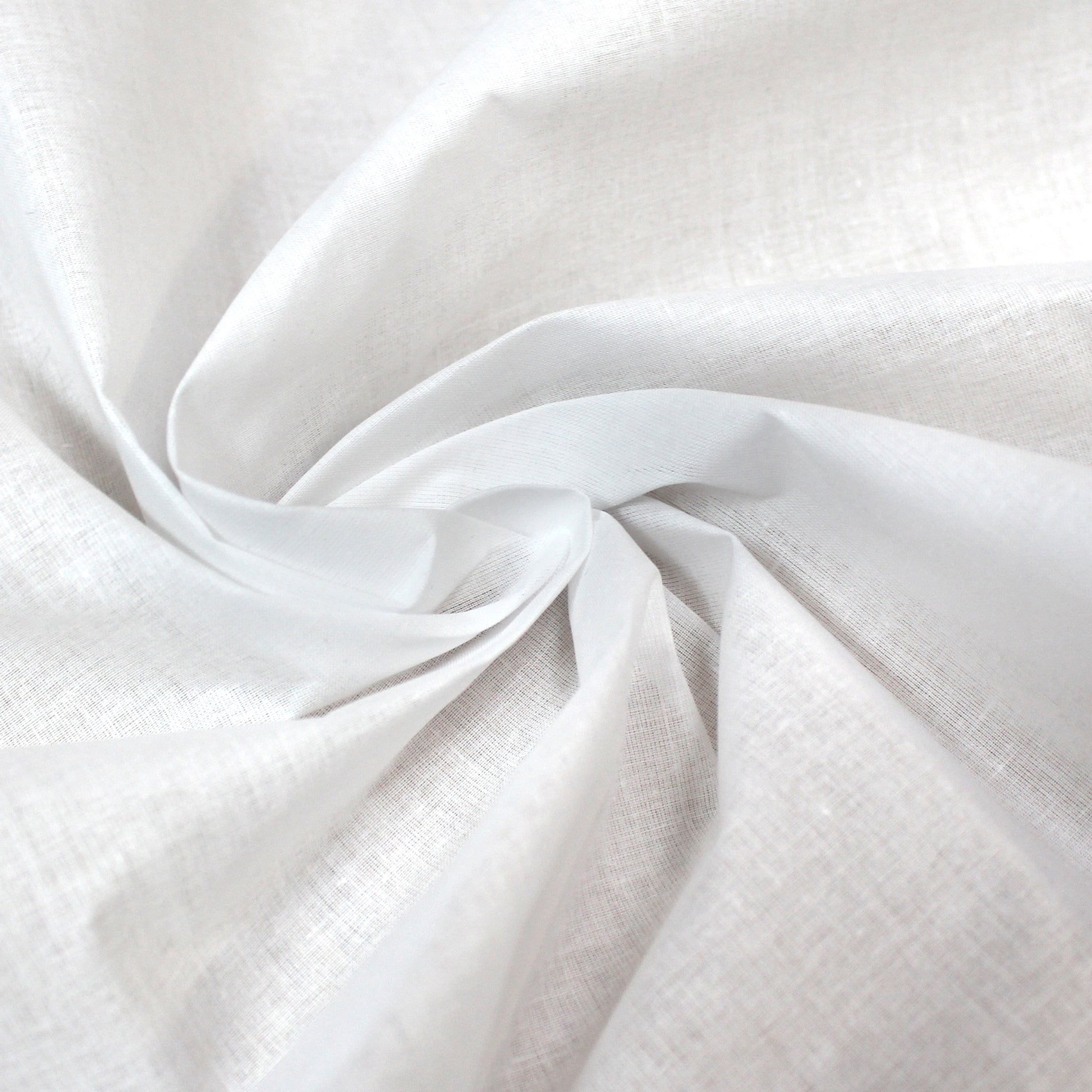 Premium 100% cotton organdy - white