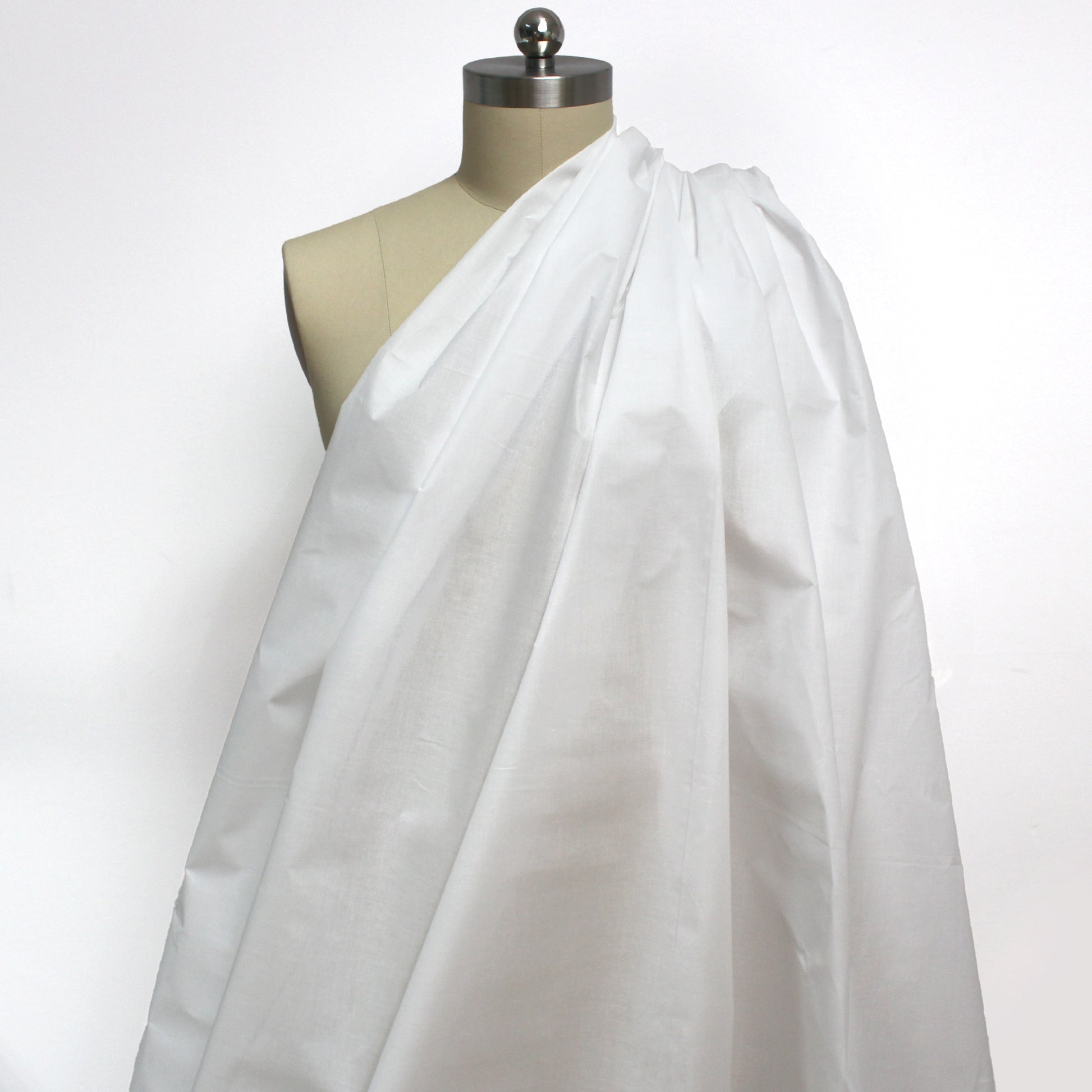 Premium 100% cotton organdy - white