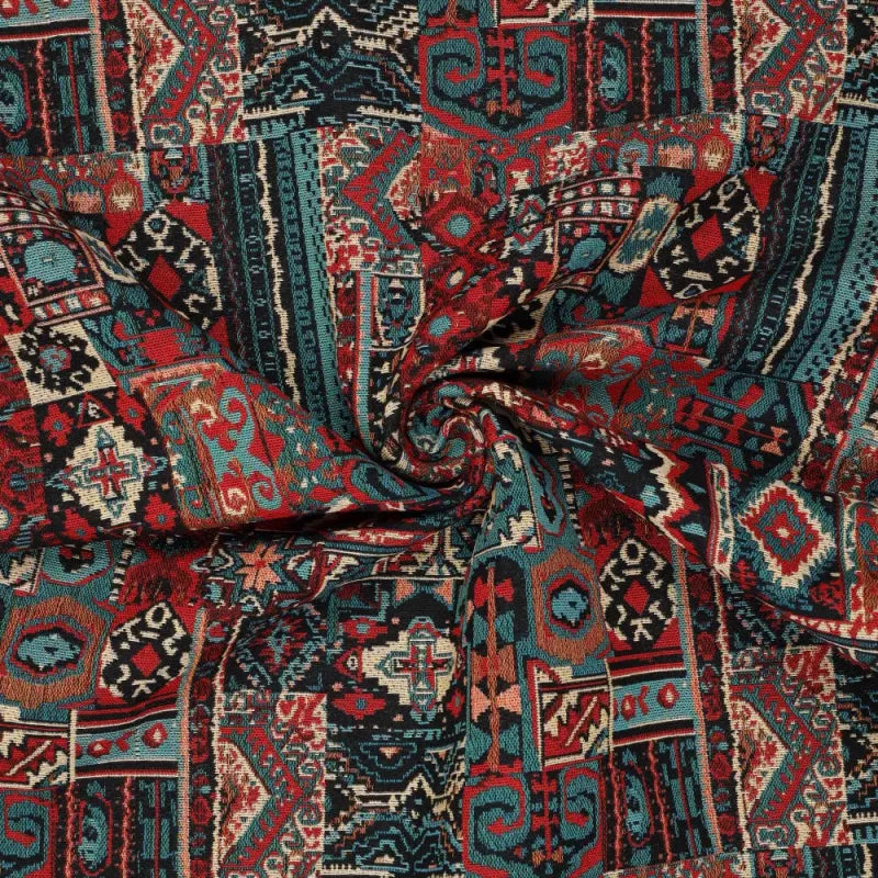 'Southwest sundown' woven jacquard tapestry