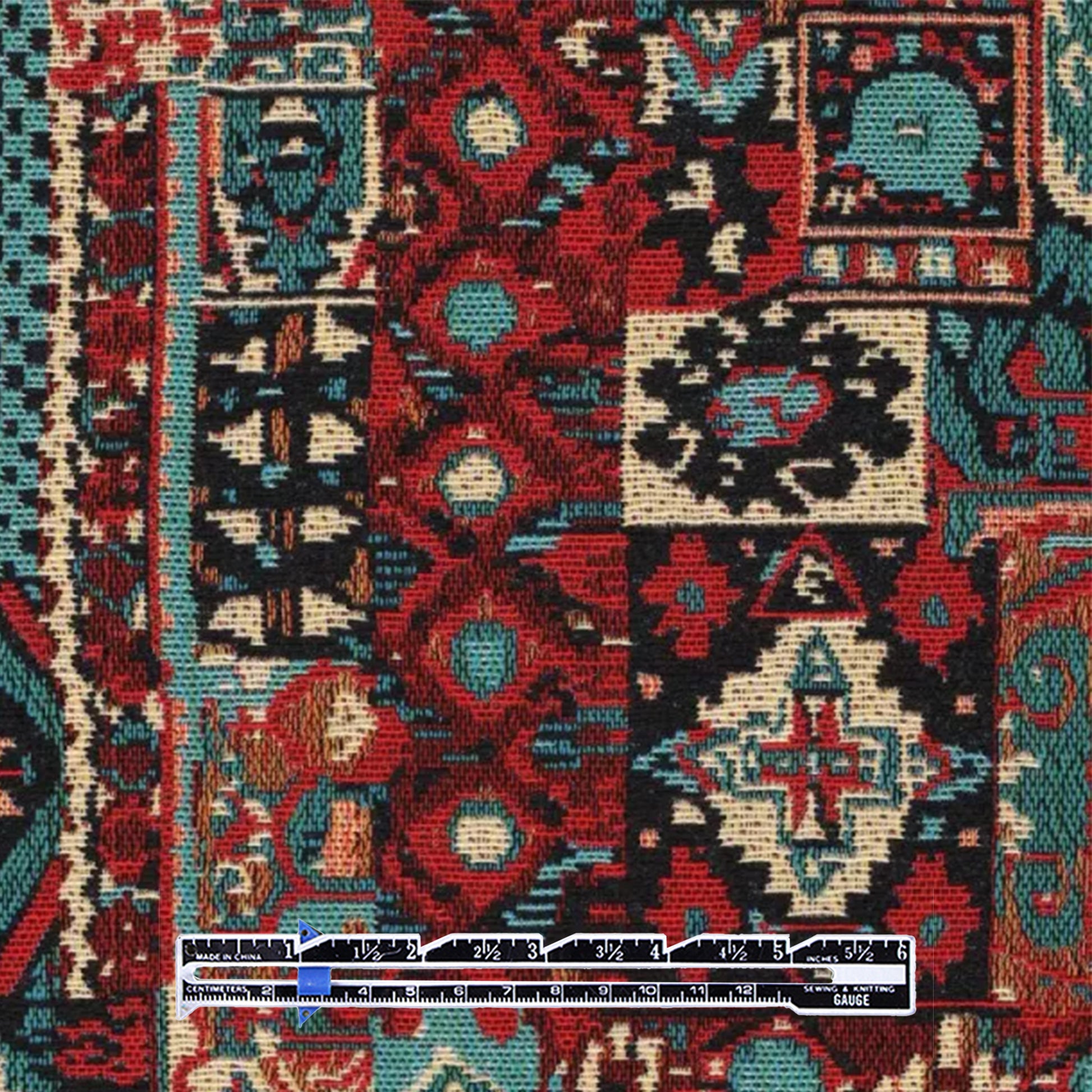 'Southwest sundown' woven jacquard tapestry