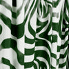'green zebra' printed viscose challis