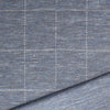 Italian 'windowpane' wool/silk/viscose knit - delft blue