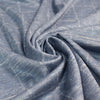 Italian 'windowpane' wool/silk/viscose knit - delft blue