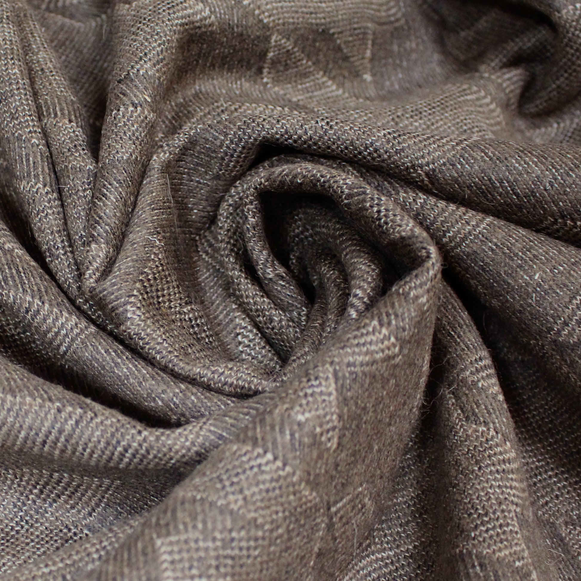 Italian wool houndstooth knit