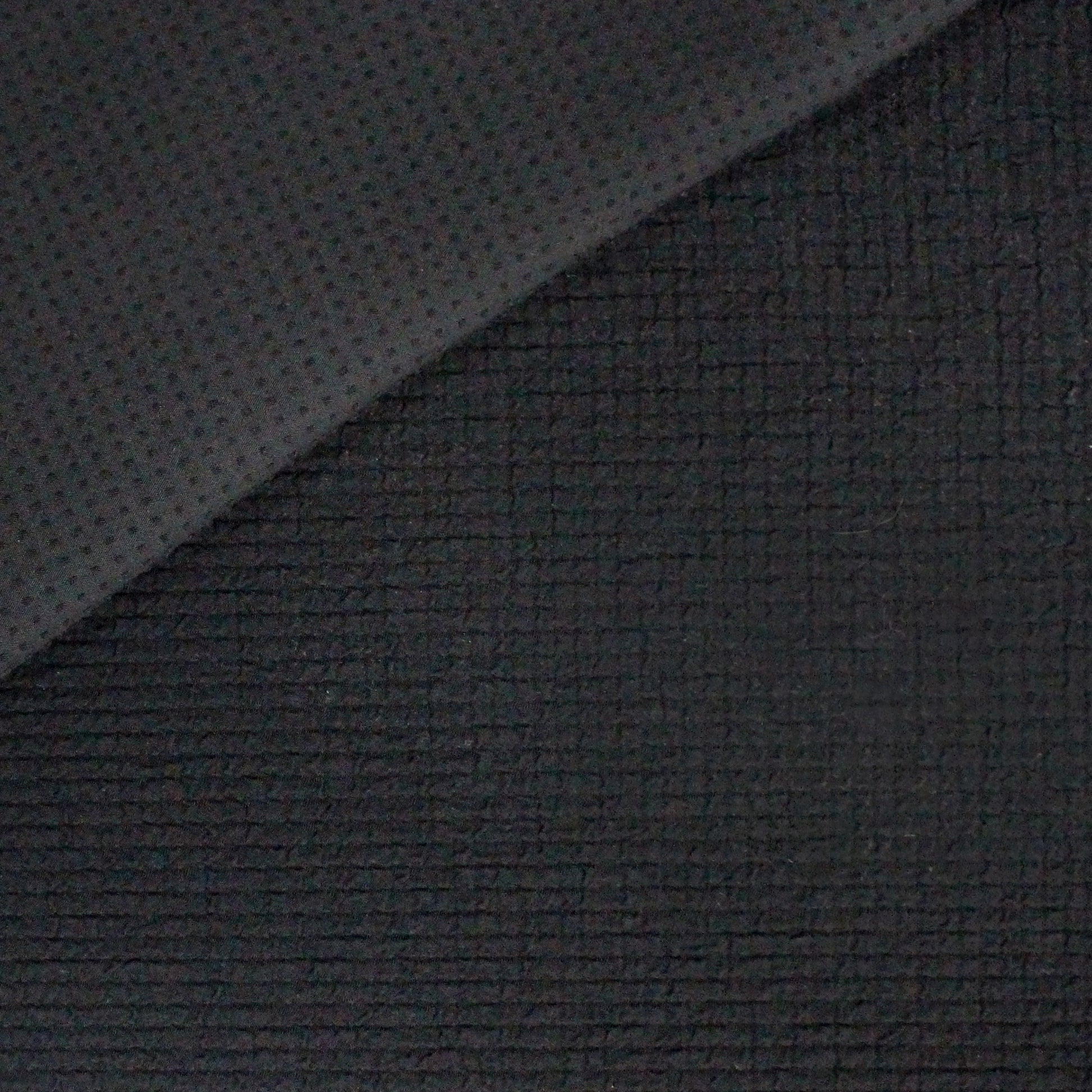 deadstock textured doubleweave occasionwear - black