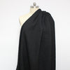 deadstock black textured novelty weave