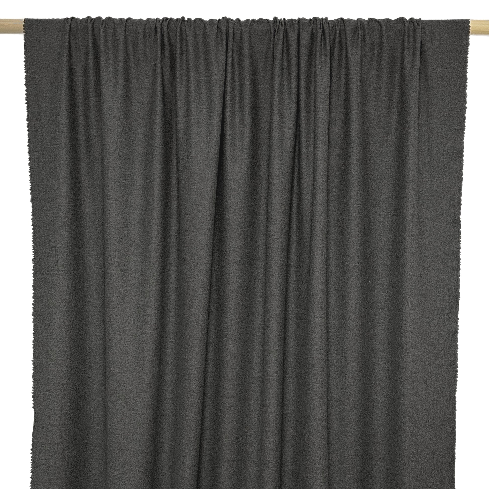 Lor0 Piana brushed wool woven suiting - charcoal