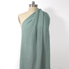 mousseline stretch cotton bubble gauze - seafoam green