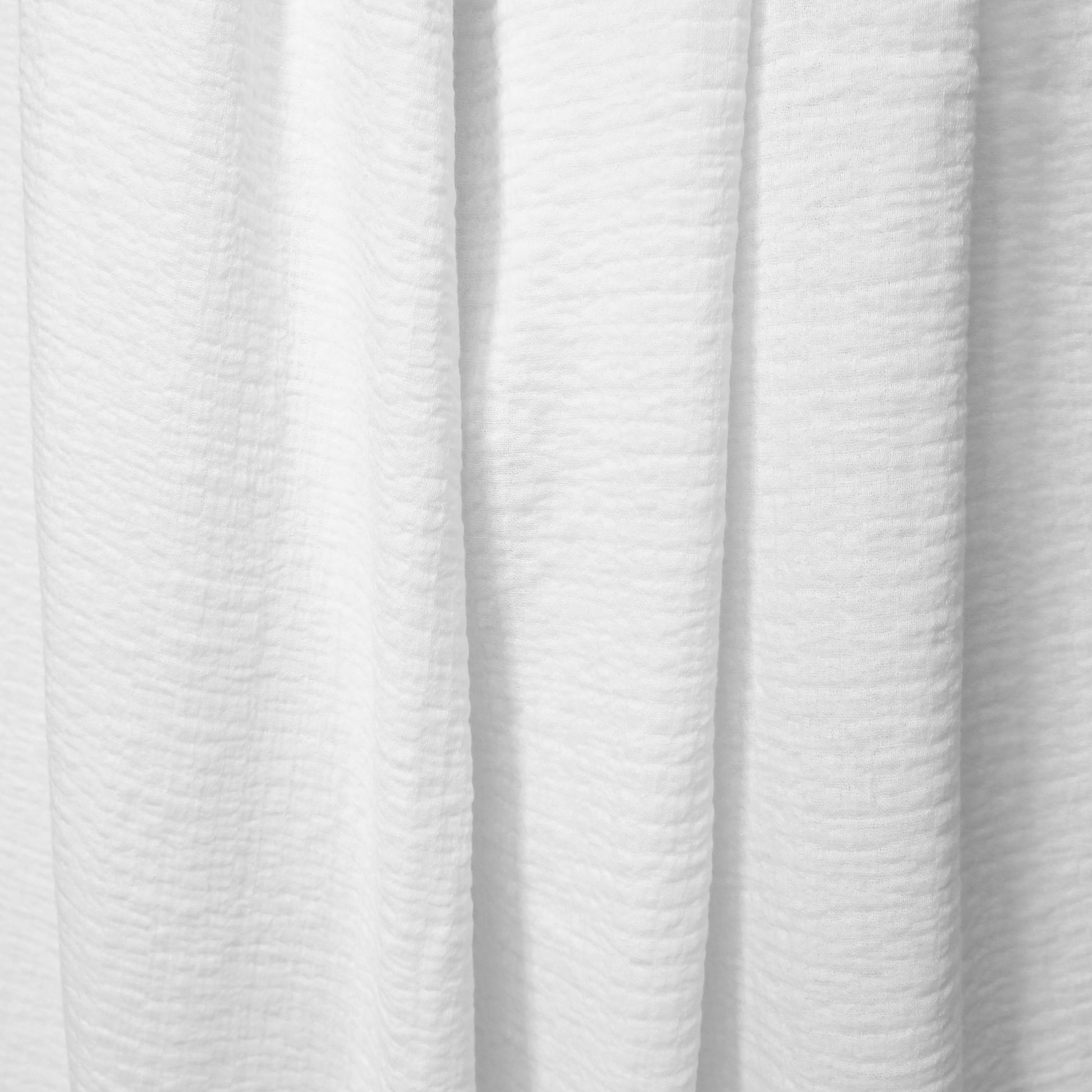 mousseline stretch cotton bubble gauze - white