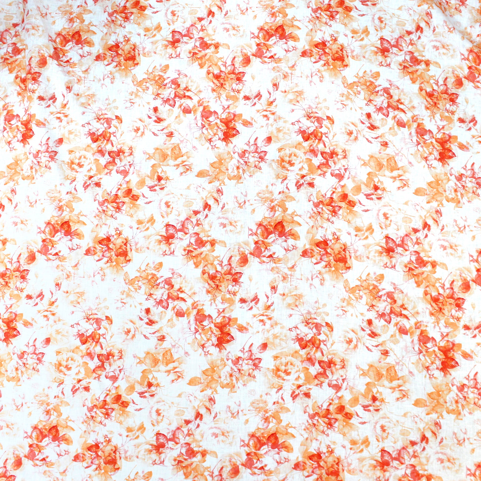 European 'sorbet petals' linen dressweight woven