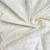 'Avalon' exquisite embroidered Tencel - antique white