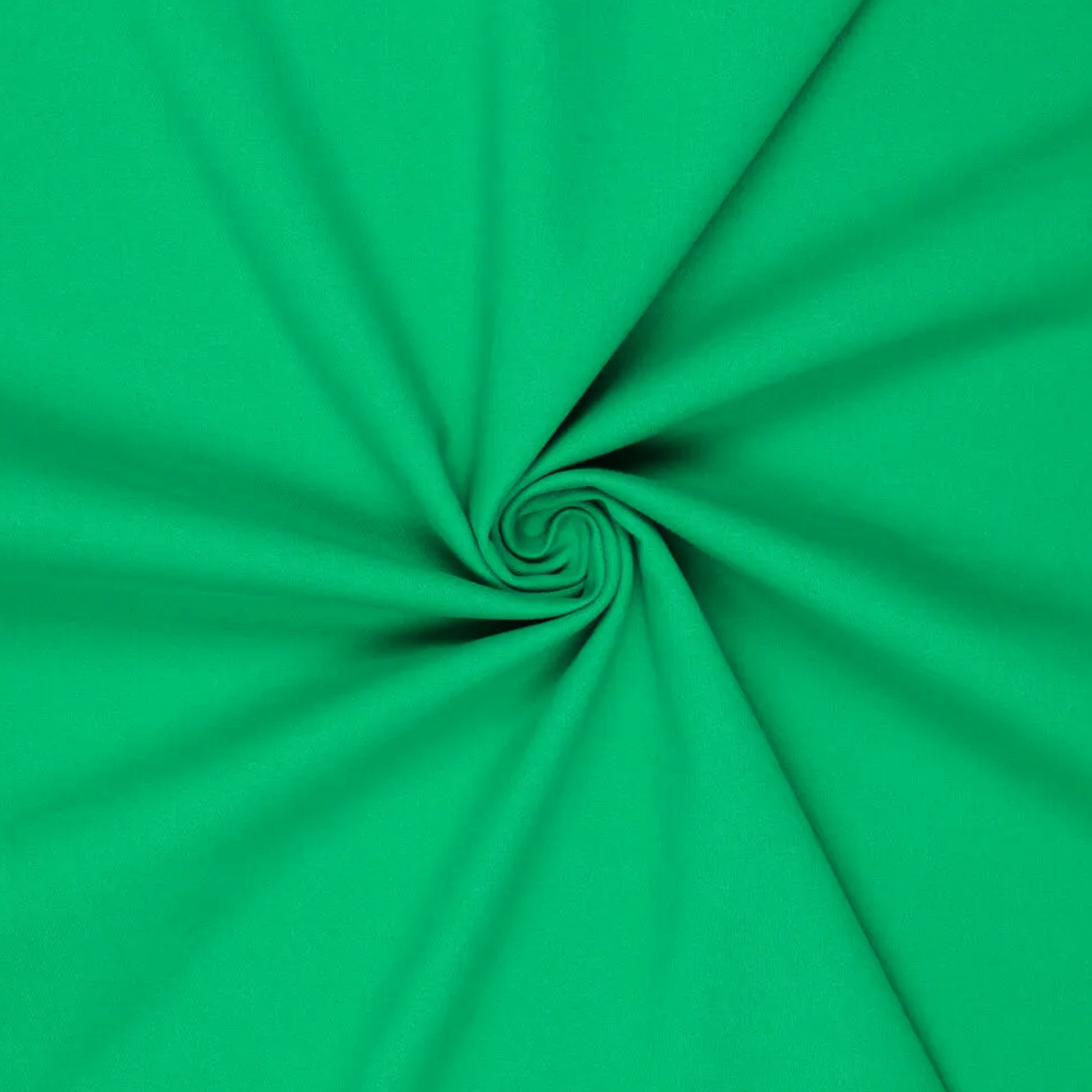 stretch cotton blend denim - vivid green