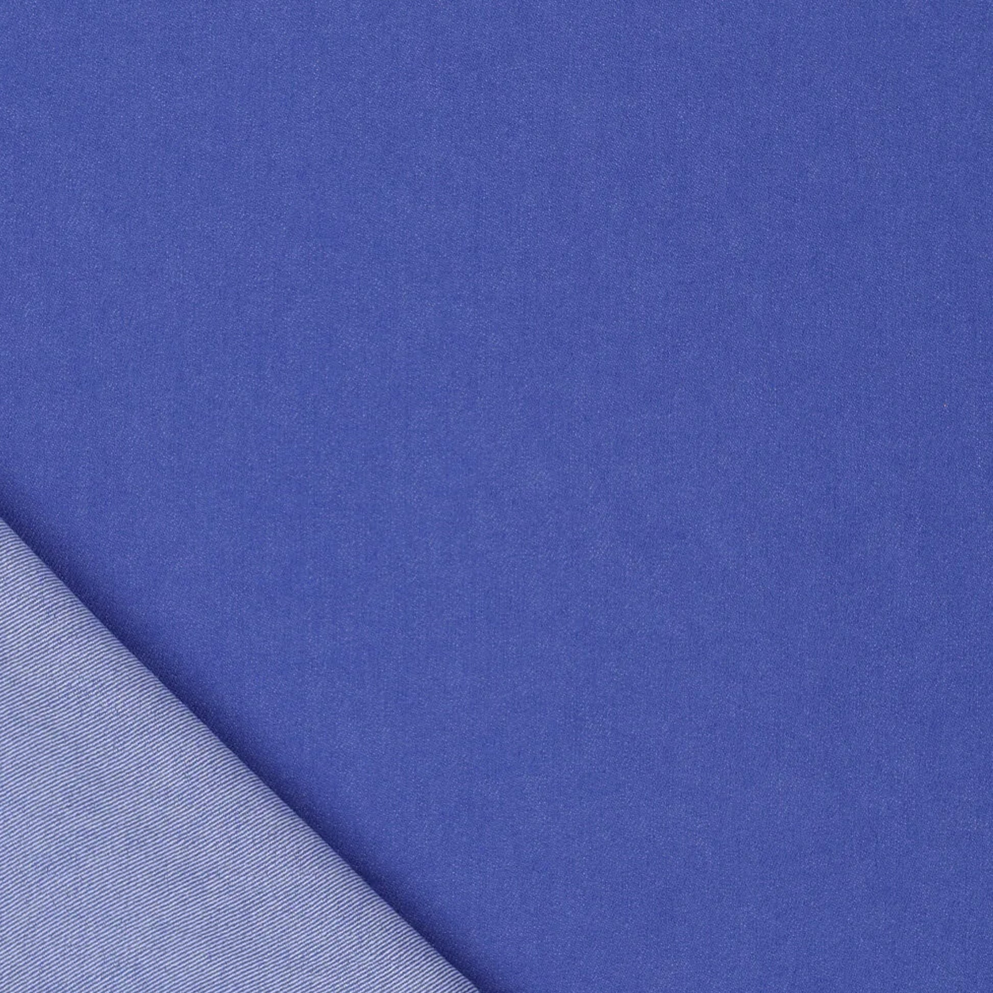 stretch cotton blend denim - amparo blue