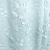 'zinnias' embroidered cotton voile - pastel ice