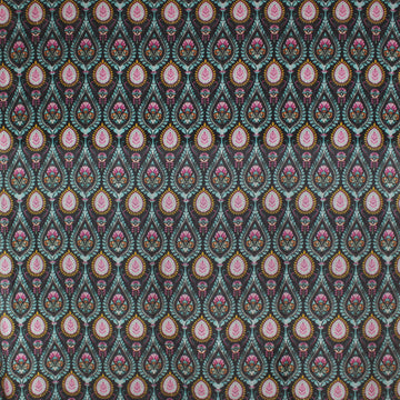 Italian 'block print paisley' silk/viscose blouseweight dobby