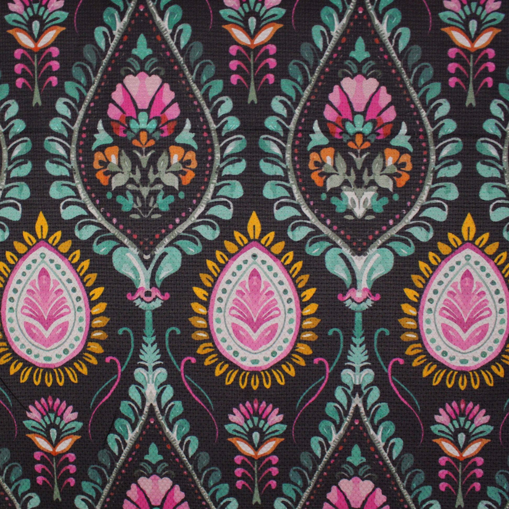 Italian 'block print paisley' silk/viscose blouseweight dobby