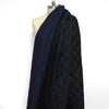 quilted 'diamond' denim jacketwear - black/blue