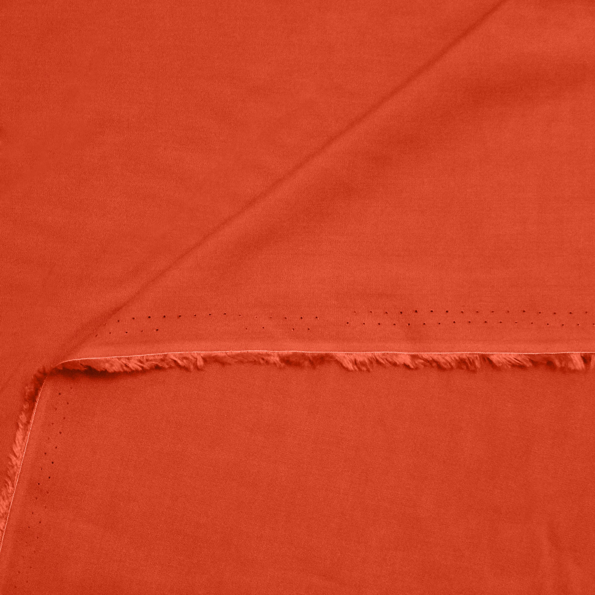 Italian deadstock 'tangerine' drapey viscose woven