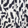 'abstract shapes' viscose/linen woven - midnight/white