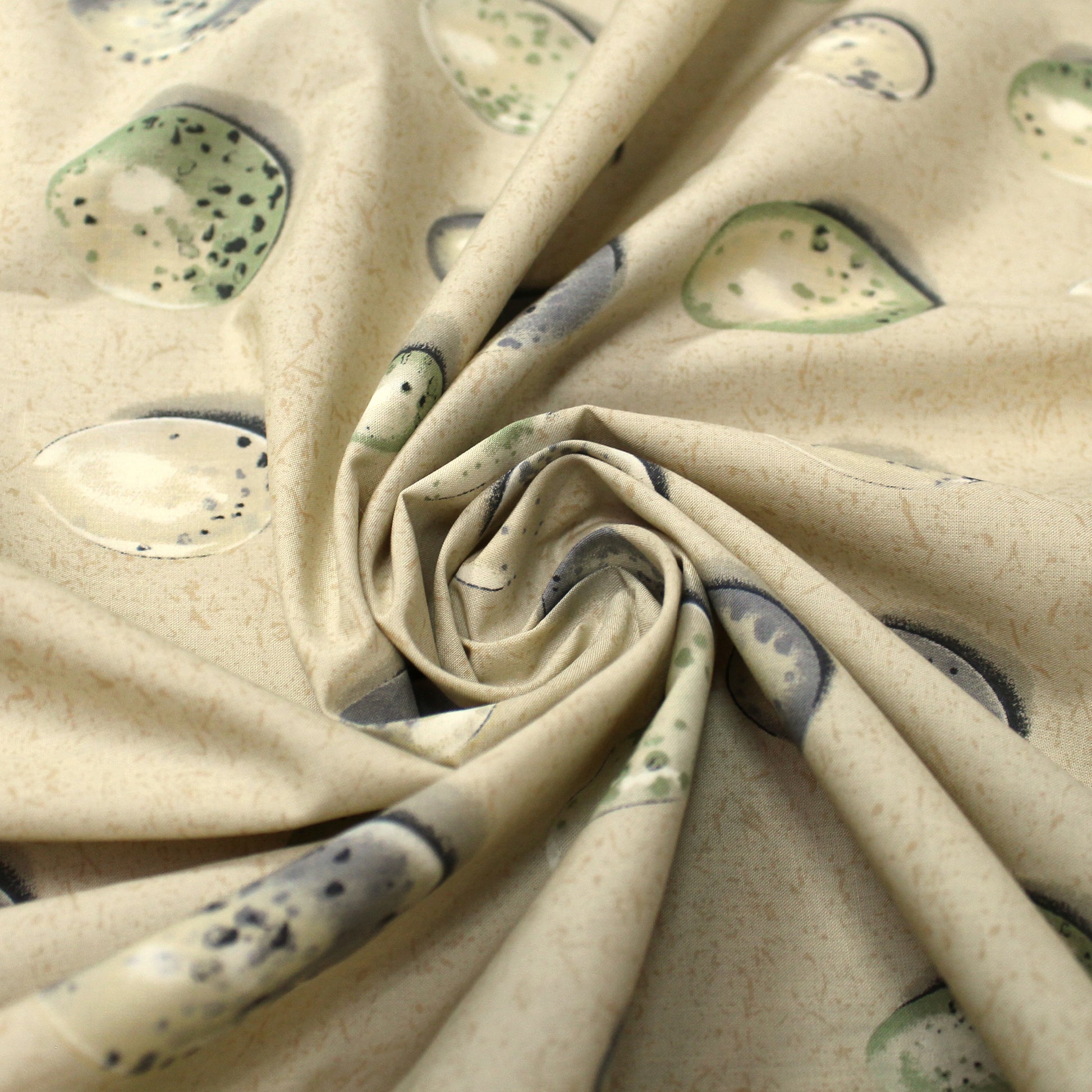 Italian deadstock 'bon oeuf' dressweight cotton woven