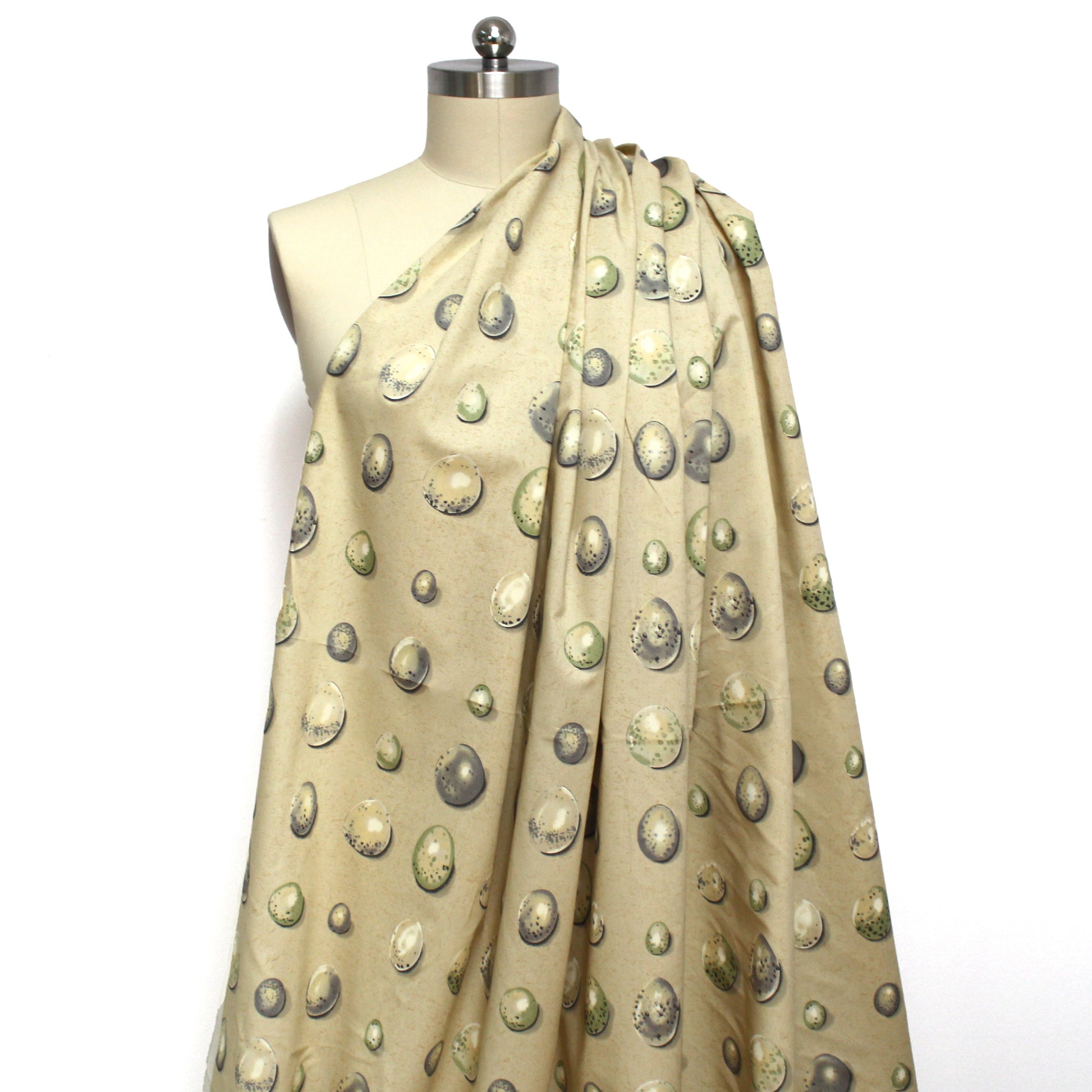 Italian deadstock 'bon oeuf' dressweight cotton woven